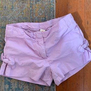 Crewcuts girls chino bow detail shorts